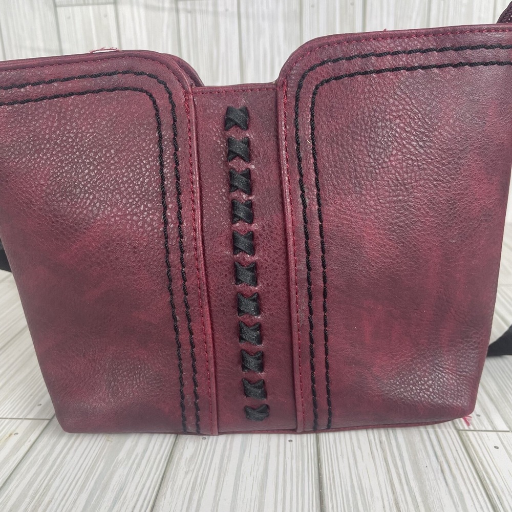 Montana‎ West Maroon Cross Handbag for Women Crossbody Strap - Picture 2 of 8